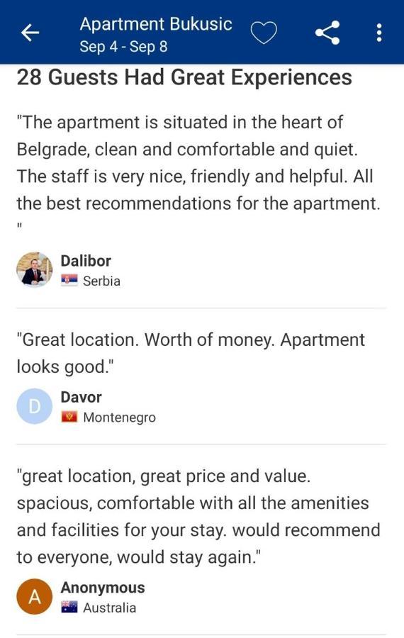 Apartman Tara Lejlighed Beograd Eksteriør billede